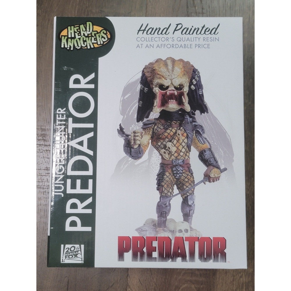NECA Predator Jungle Hunter Head Knockers Hand Painted Resin Bobblehead 2017